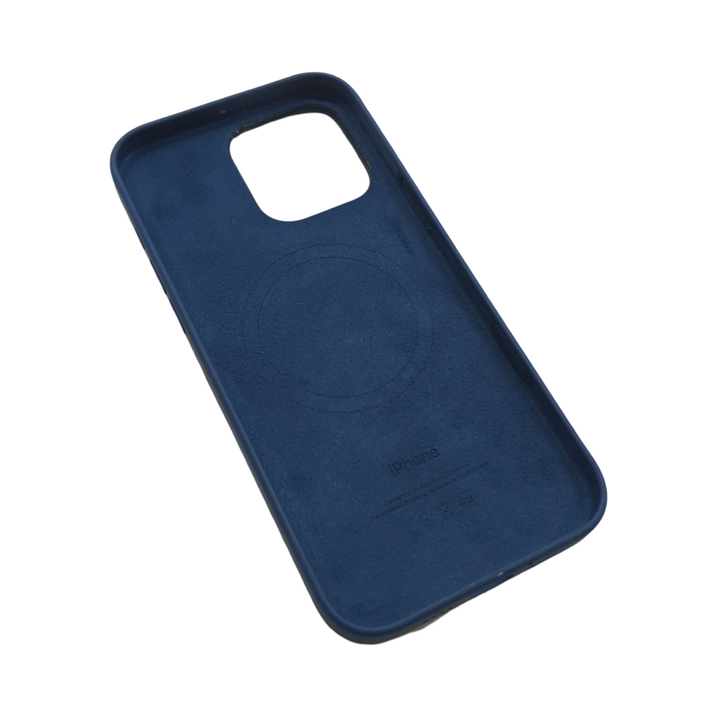 Apple iPhone 16 Pro Max Silikon Case mit MagSafe Denim