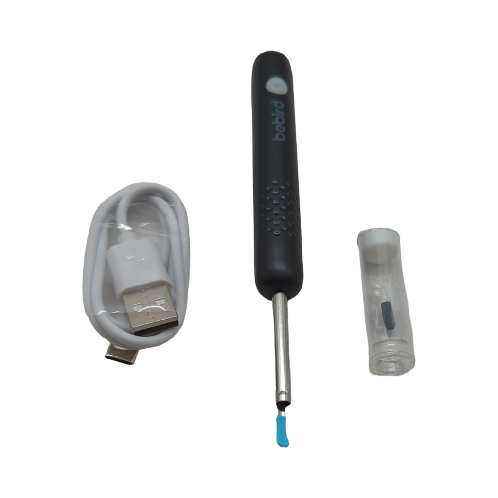 BEBIRD R1 Ultra Ohrenschmalz Entferner Kamera Komplett-Set mit Otoskop Sichtbarer Dropper Pinzette für Ohr und Nase
