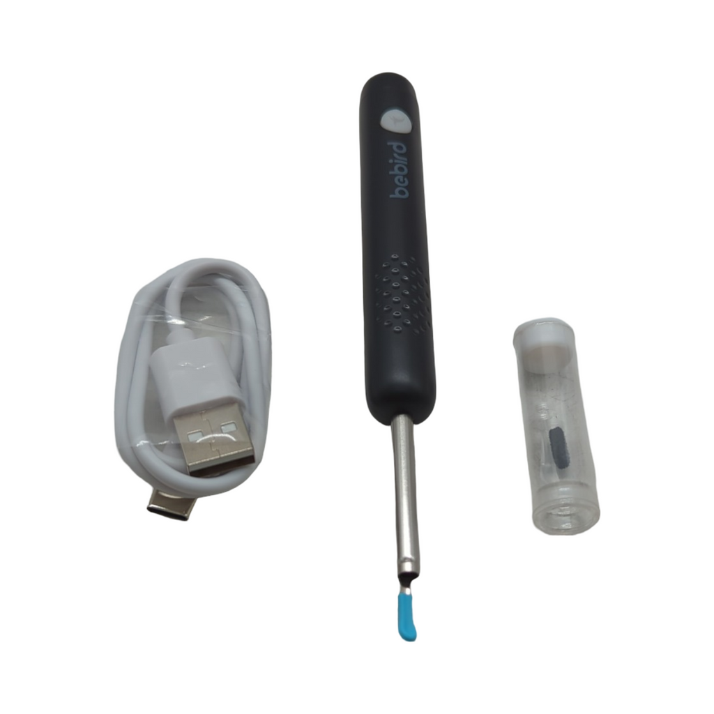 BEBIRD R1 Ultra Ohrenschmalz Entferner Kamera Komplett-Set mit Otoskop Sichtbarer Dropper Pinzette für Ohr und Nase