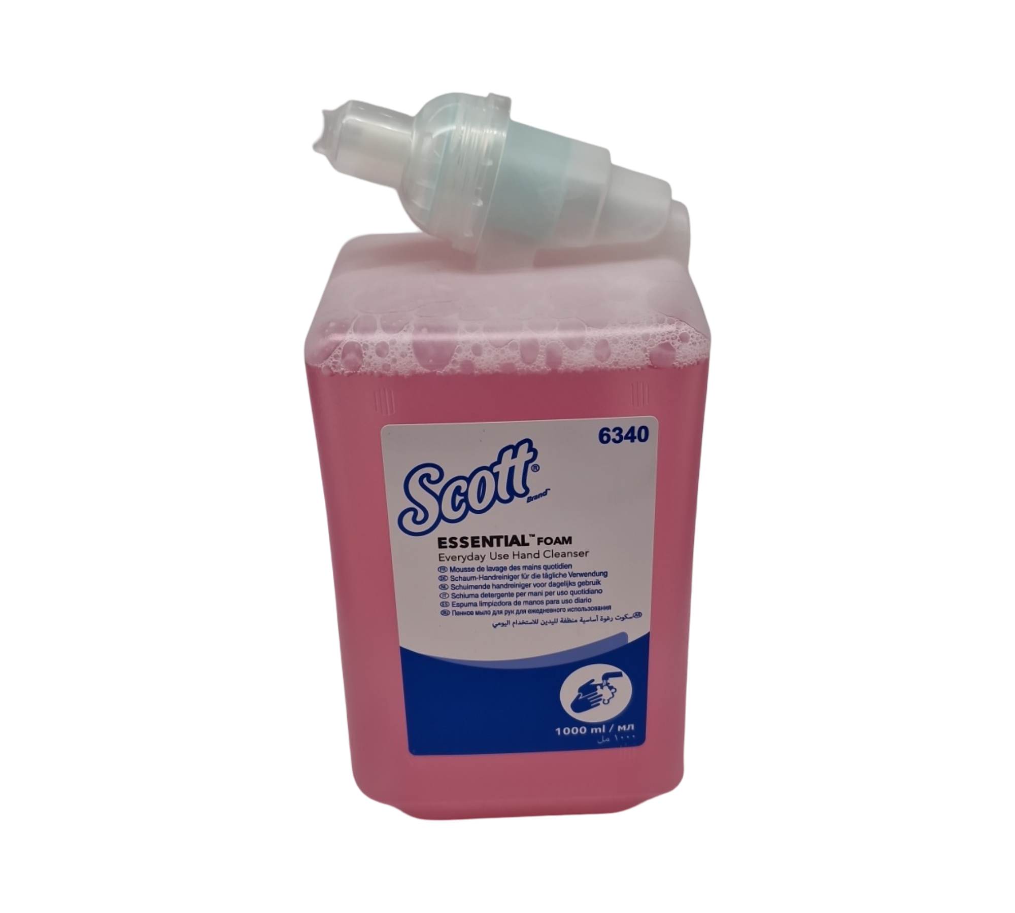 Scott Essential Schaum-Seife Handseife parfümiert rosa für tägliche Anwendung Kassetten