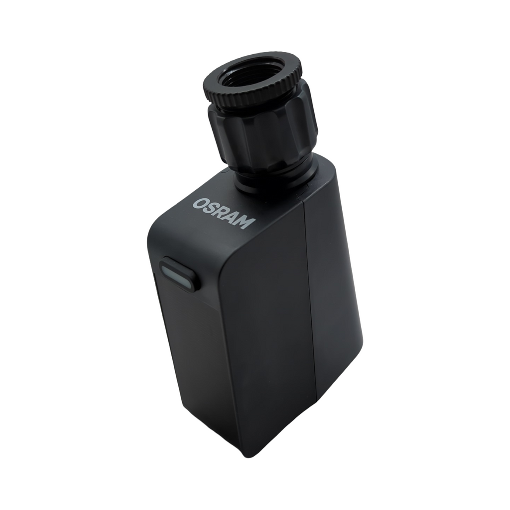 OSRAM SMART+ WiFi Bewässerungssteuerung IP55 Solar USB-C Wasserzähler App-Steuerung Alexa-kompatibel Grau
