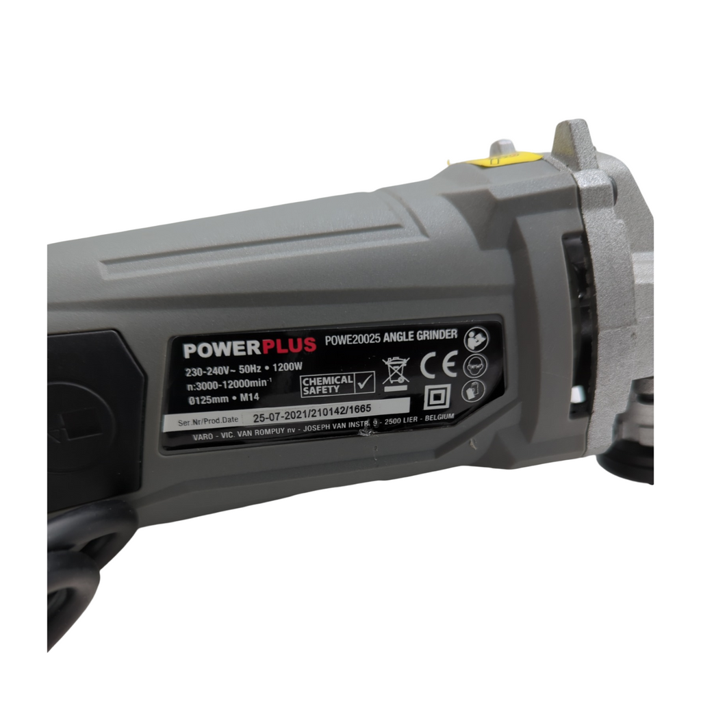 Powerplus POWE20025-1 Winkelschleifer Elektro 200W kompakt Schleifteller 125mm