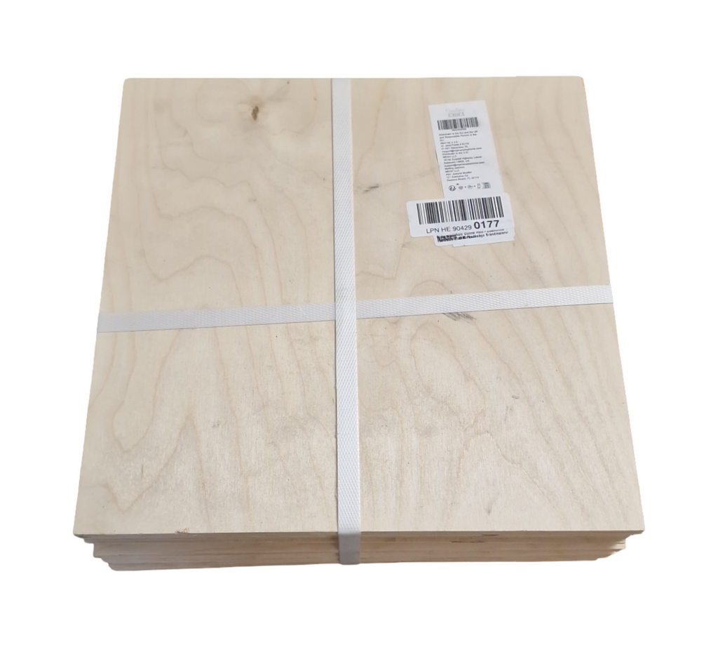 Creative Deco Sperrholzplatte quadratisch 300x300mm 3mm Birkensperrholz dünn DIY