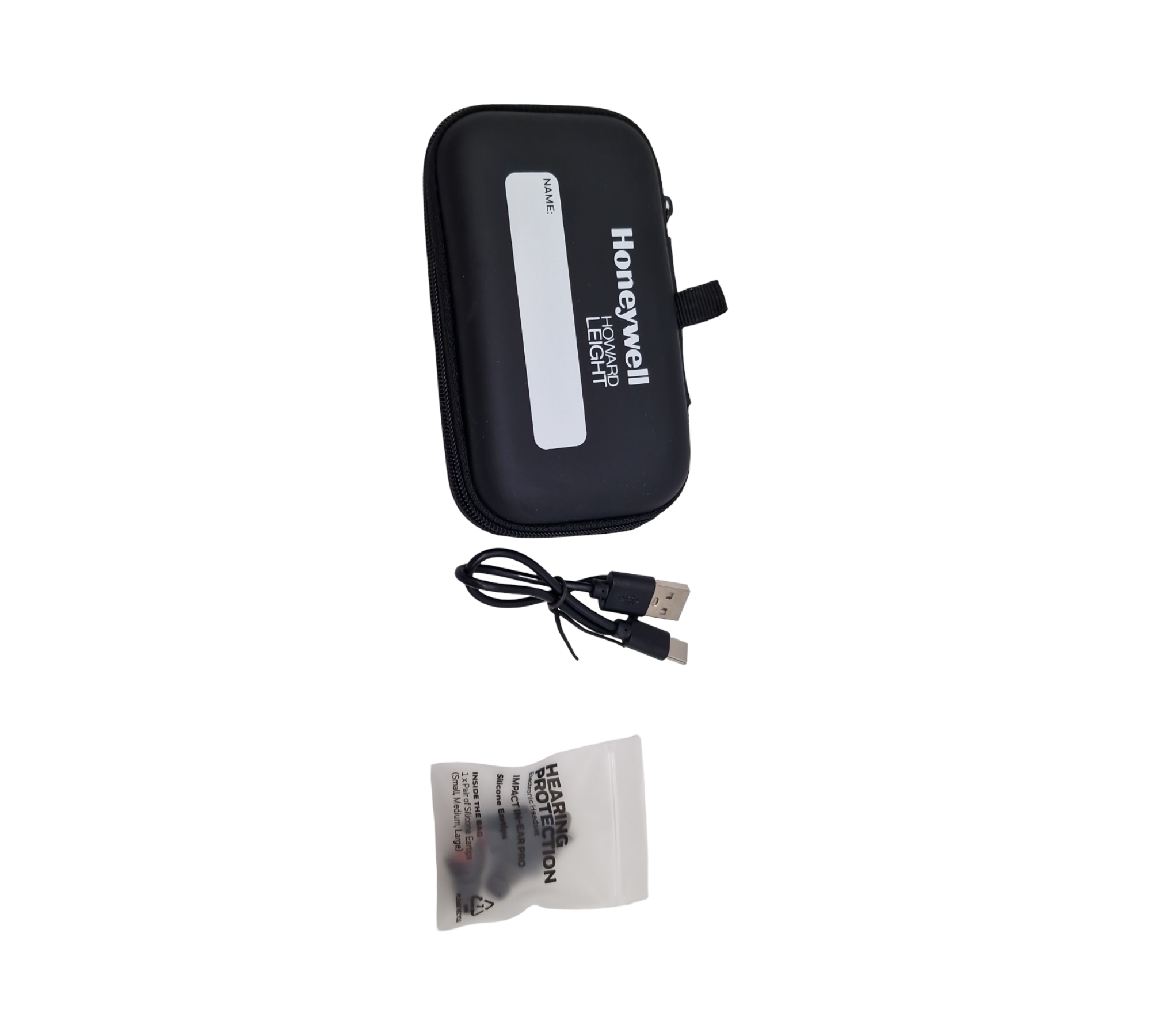 Honeywell Impact In-Ear Pro Gehörschutz Kopfhörer Active Hear-Through schwarz SNR 30 dB Lithium-Akku