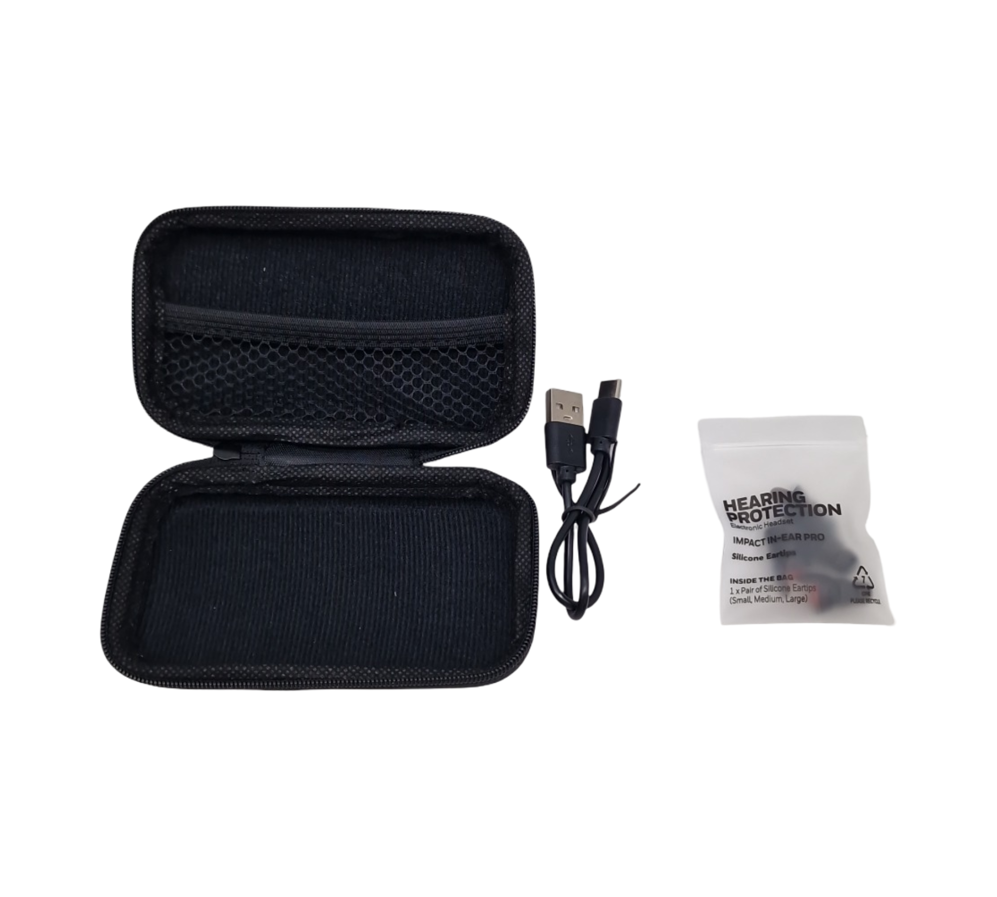 Honeywell Impact In-Ear Pro Gehörschutz Kopfhörer Active Hear-Through schwarz SNR 30 dB Lithium-Akku