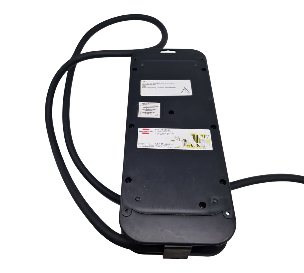 Stromstation Stromverteiler 16A mit 2m H07RN-F 5G2,5 Kabel IP44 für Baustellen und Außenbereich