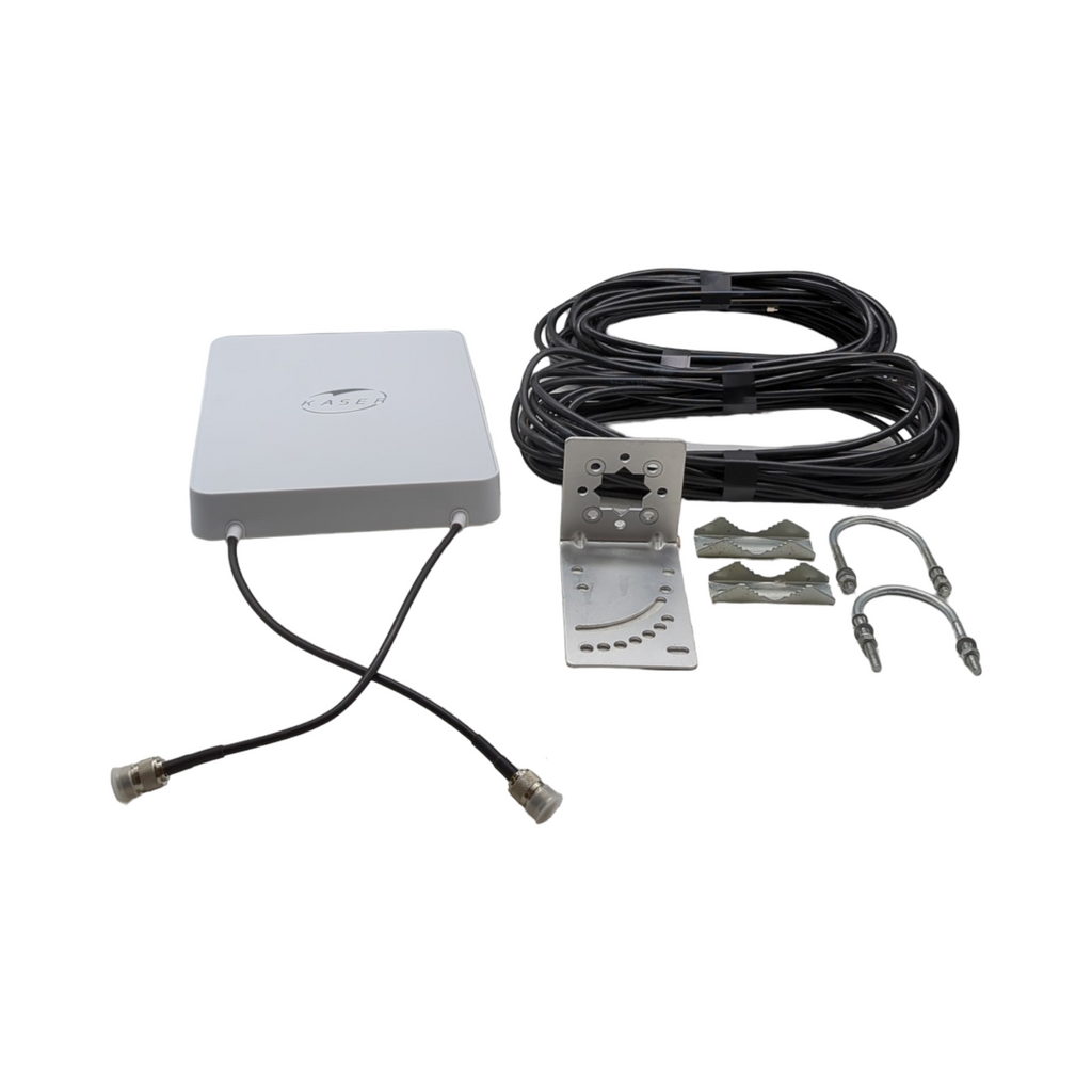 KASER 5G LTE Mimo Richtantenne Outdoor 3300-3800MHz bis 15dBi kompatibel 5G Router N-SMA TS9 Adapter