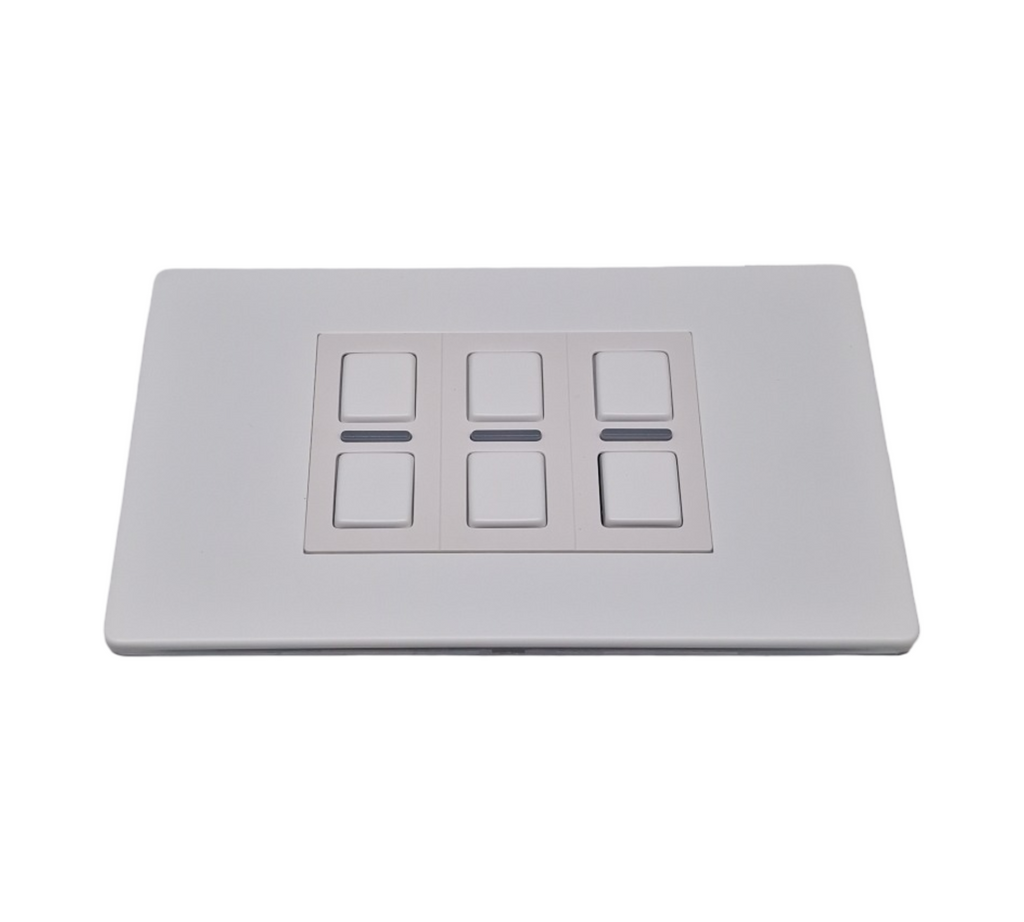 Lightwave LP23WHMK2 Smart Dimmer 3-fach Energieüberwachung Weiß Metall Alexa Google Assistant HomeKit iOS Android