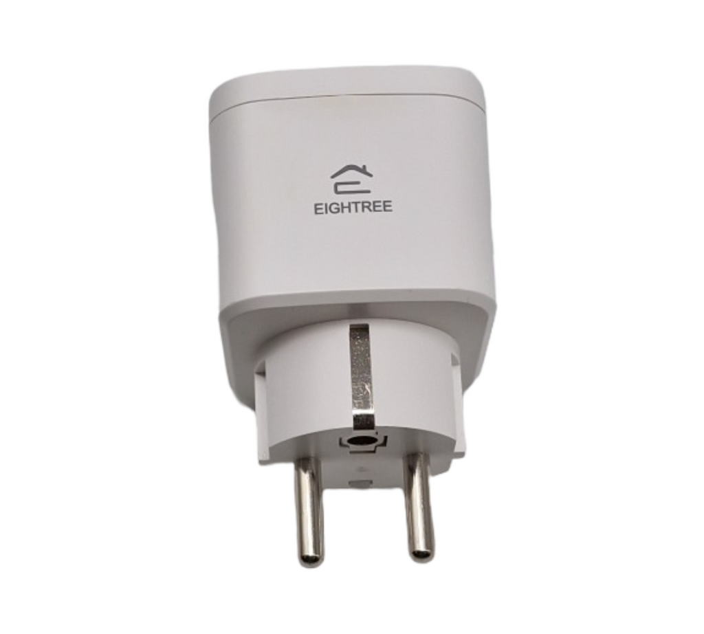 EIGHTREE WLAN Smart Steckdose WiFi kompatibel mit Alexa Google Home SmartThings stromverbrauchsmessend 2.4GHz 5GHz