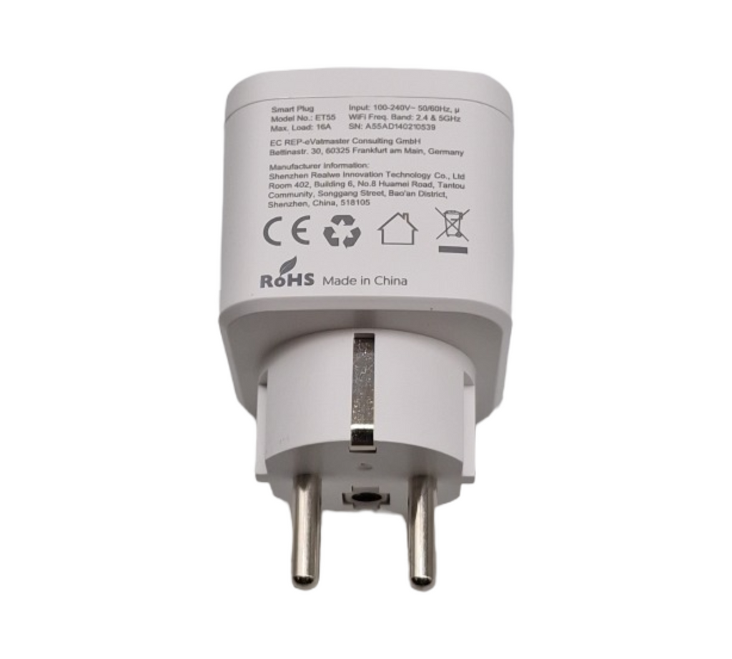 EIGHTREE WLAN Smart Steckdose WiFi kompatibel mit Alexa Google Home SmartThings stromverbrauchsmessend 2.4GHz 5GHz