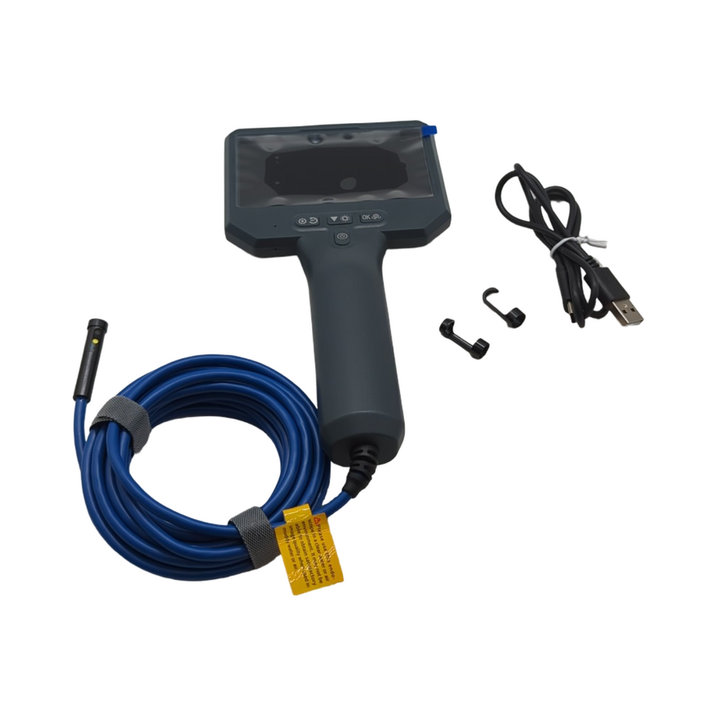 FISHOAKY Endoskop-Inspektionskamera 1920P HD mit zwei Linsen wasserdicht 3m Kabel für Automobil Wand Herren