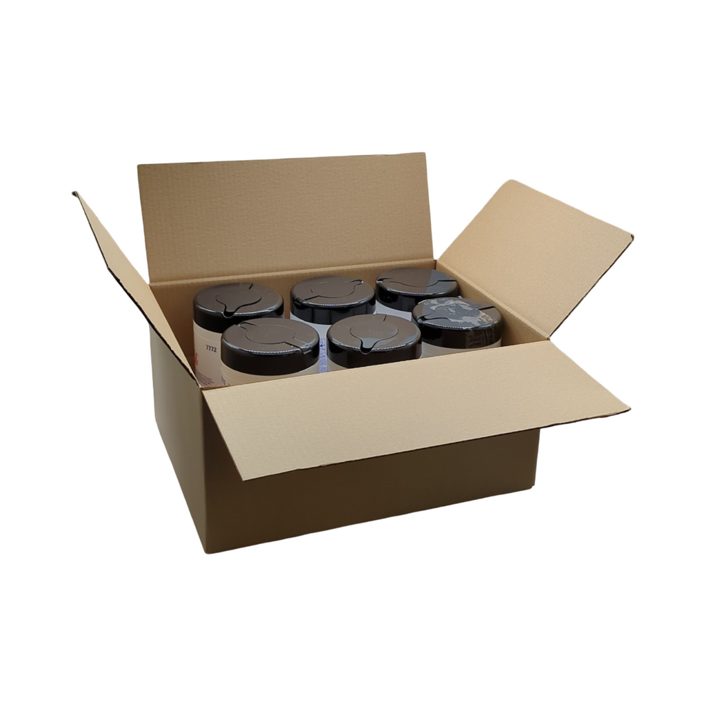 WypAll 7772 Reinigungstücher Nachfüllpackung grün 1-lagig industriell vorgetränkt zweiseitig verwendbar 6x5 Spenderbehälter