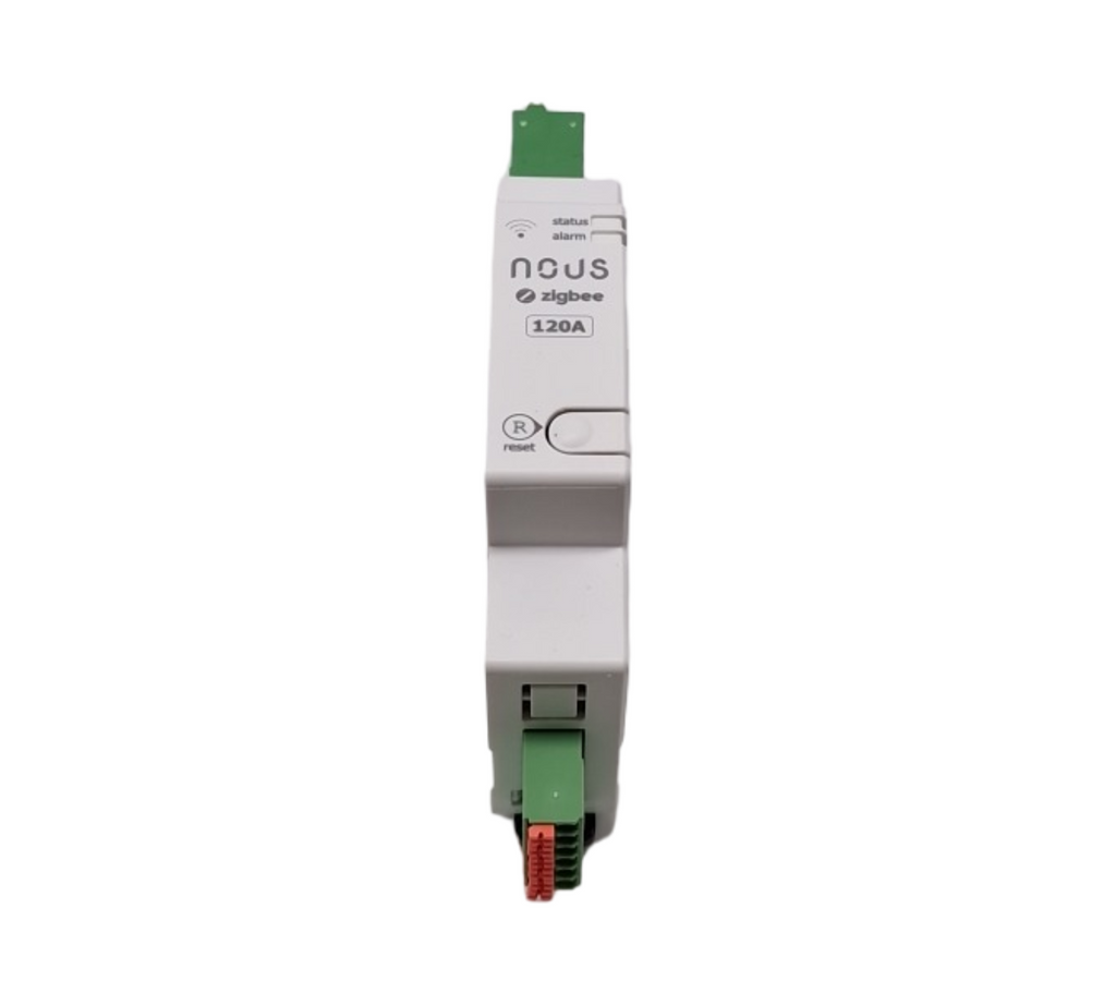 NOUS ZigBee Smart DIN Stromzähler 120A, Energieverbrauchsmonitor, Kompatibel mit Alexa & Google Home, DIN-Schienenmontage, Echtzeit-Überwachung