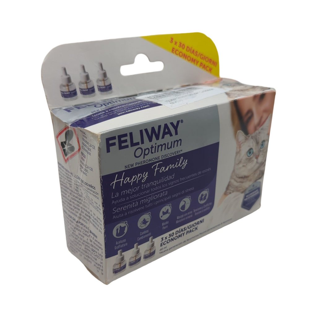 CEVA FELIWAY Optimum Nachfüllpack Haustierbedarf für Katzen 3er Pack