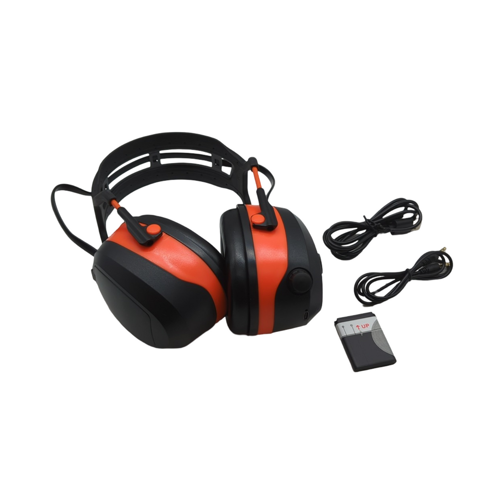 Gardtech Gehörschutz Bluetooth FM Radio MP3 Player wiederaufladbar LCD-Display NRR 29dB für Garten Werk
