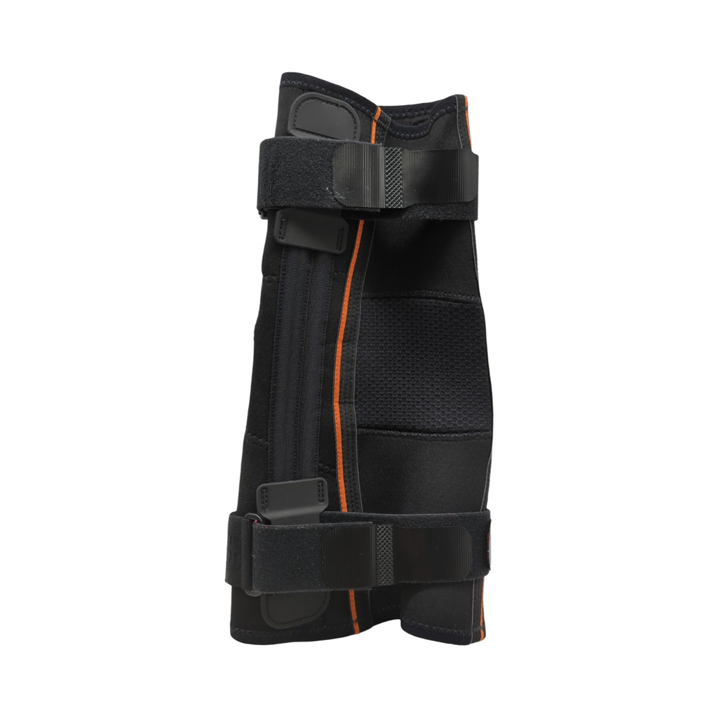 Genufit 08 Kniebandage AirX-Gewebe Spiralschienen Patellastabilisator Größe S