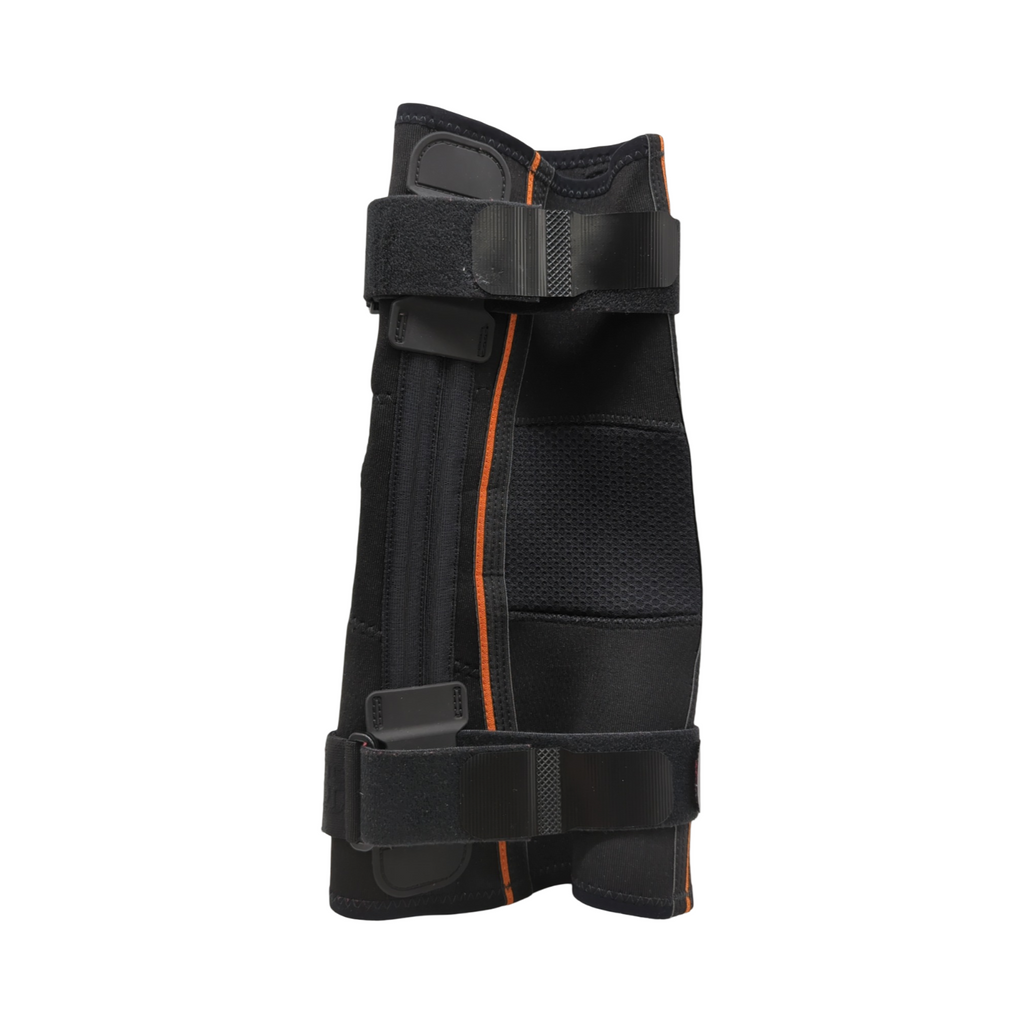 Genufit 08 Kniebandage AirX-Gewebe Spiralschienen Patellastabilisator Größe S