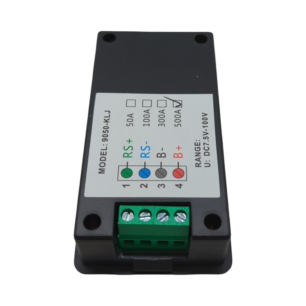 Batterie Monitor 500A LCD Multimeter Shunt 7,5-100V Kalibrierung Alarm