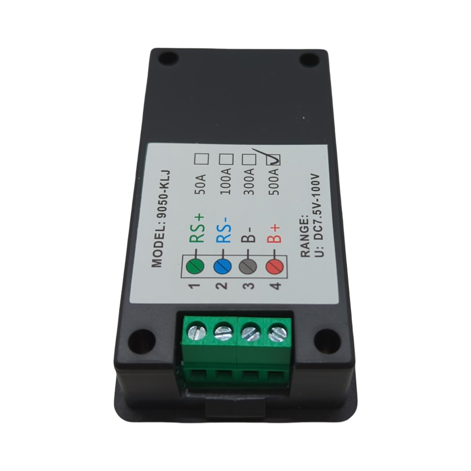 Batterie Monitor 500A LCD Multimeter Shunt 7,5-100V Kalibrierung Alarm