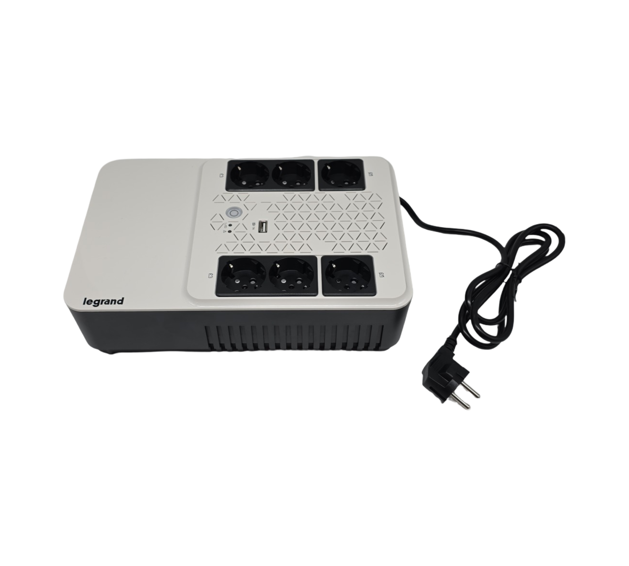 Legrand Keor Multiplug USV-Anlage 800VA 480W 6x Schuko USB Ladegerät kompakt weiß