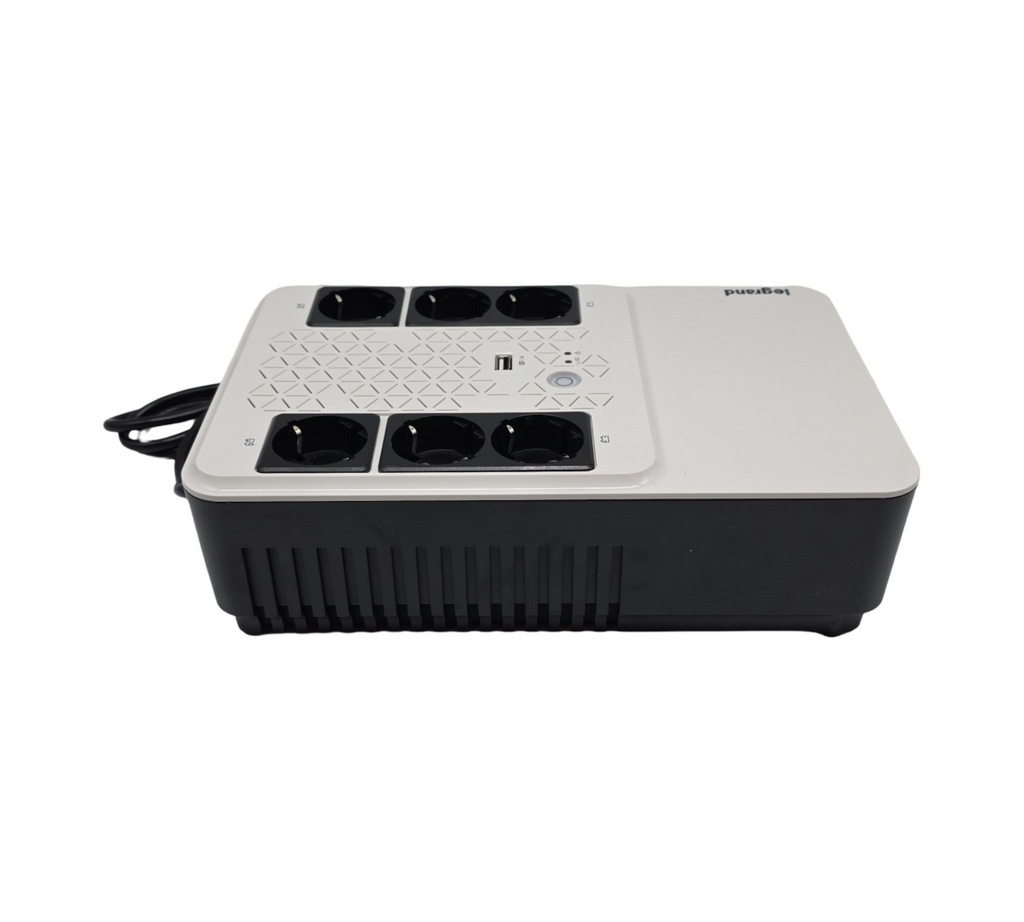 Legrand Keor Multiplug USV-Anlage 800VA 480W 6x Schuko USB Ladegerät kompakt weiß