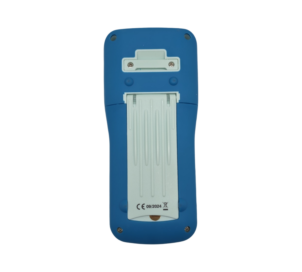 PeakTech 2700 — digitaler Erdungswiderstandsmesser mit doppeltem, beleuchtetem LCD-Display und 2 Erdungsspießen