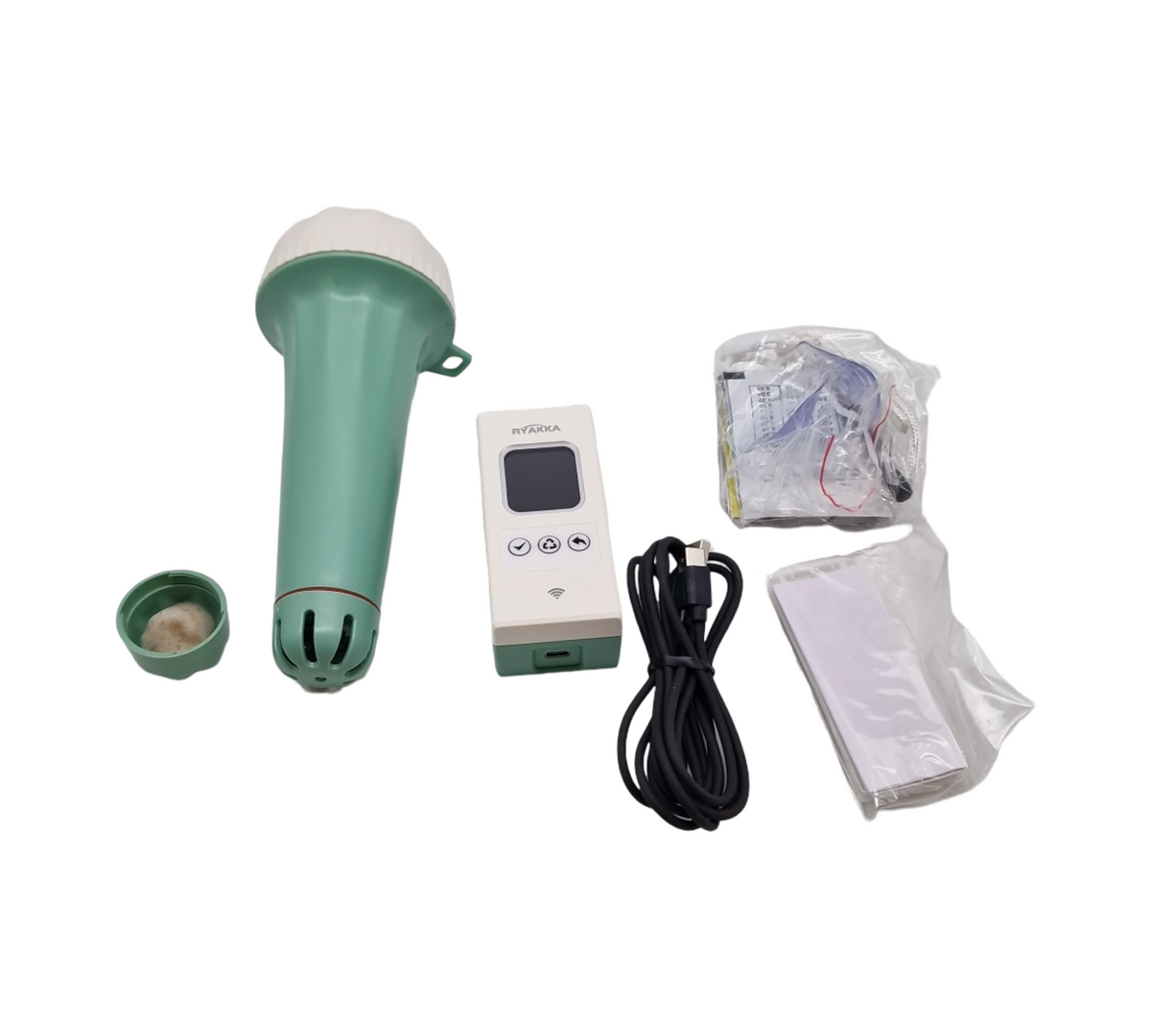 RYAKKA Pro 7-in-1 Smart Pool Teich Wassertester WLAN Chlor pH Salzgehalt Temperatur ORP TDS EC mit App
