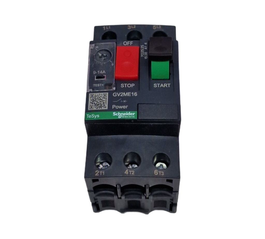Schneider Electric GV2ME16 Motorschutzschalter 3-polig 9-14A Tasterbetätigung Schraubanschluss
