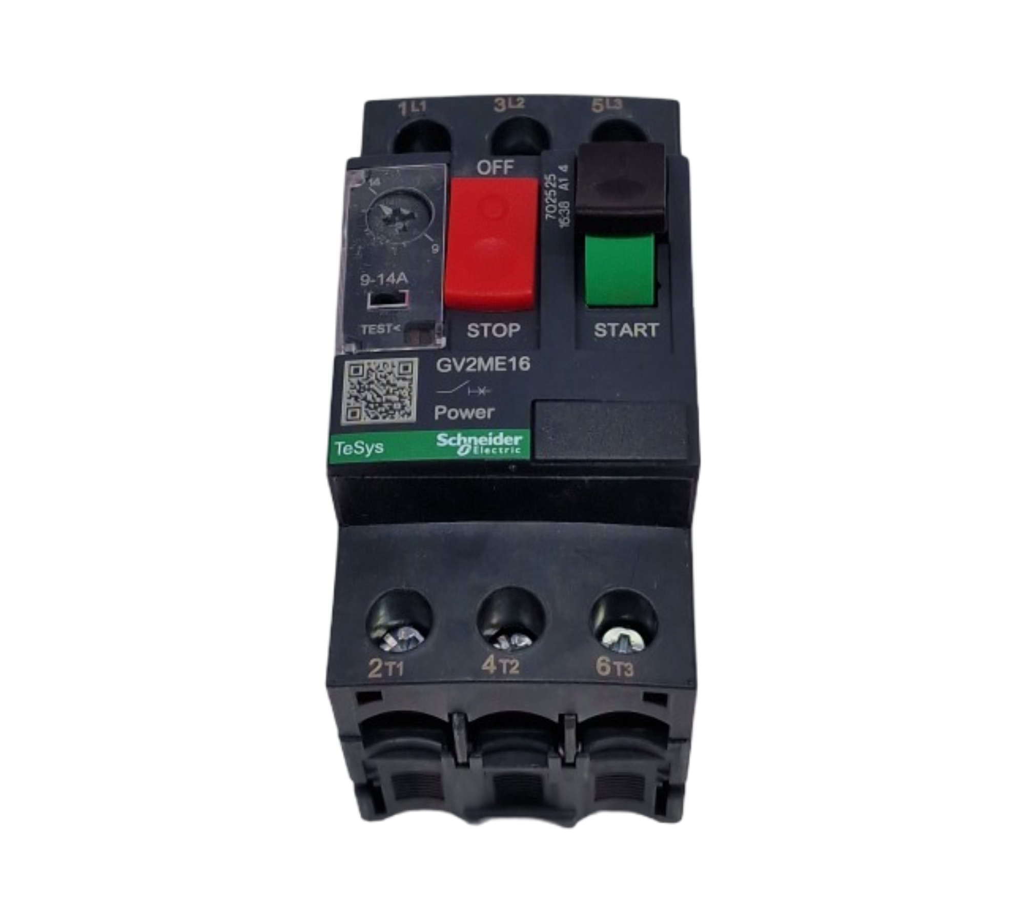 Schneider Electric GV2ME16 Motorschutzschalter 3-polig 9-14A Tasterbetätigung Schraubanschluss