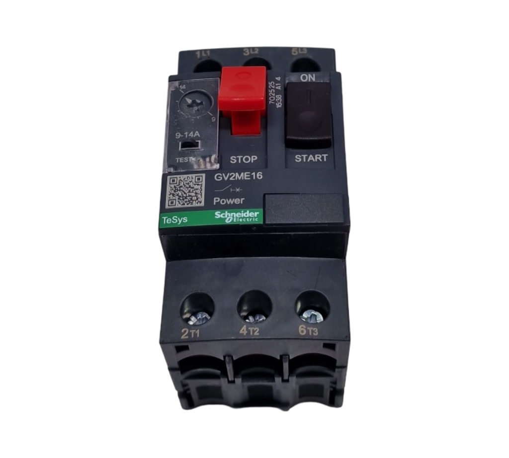 Schneider Electric GV2ME16 Motorschutzschalter 3-polig 9-14A Tasterbetätigung Schraubanschluss