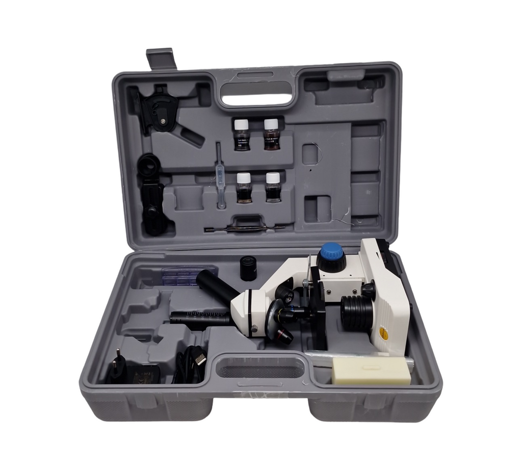 SWIFT SS121-25-PPA Mikroskop Set Kinder Monokular Verbundmikroskop 80X-2000X mit Handy Adapter Zubehör Tragebox