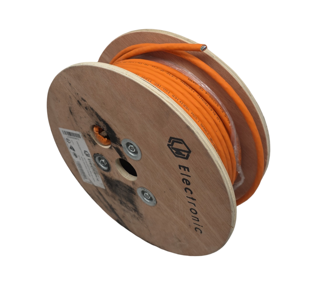 LW Electronic Cat7A Verlegekabel LAN Kabel S/FTP halogenfrei Kupfer 50m