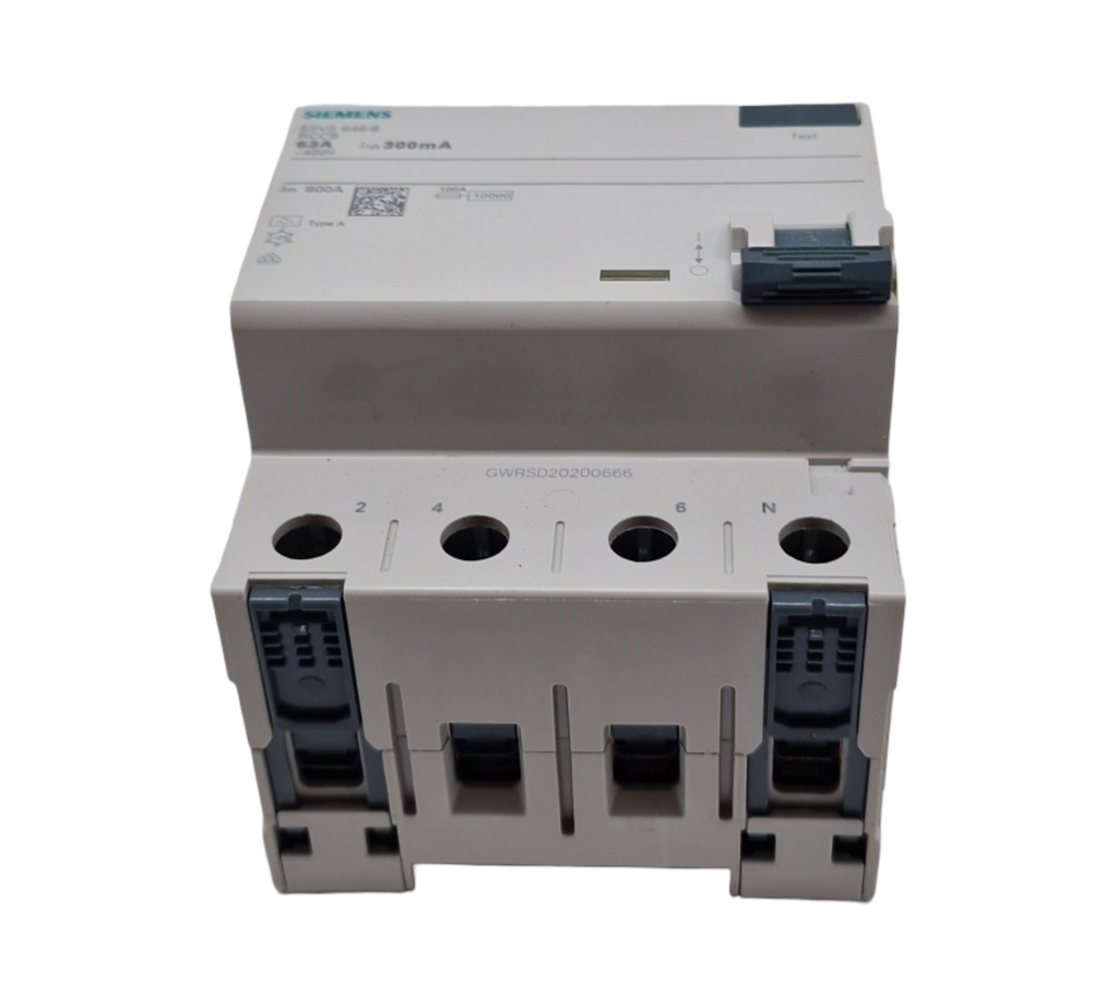SIEMENS FI Schutzschalter 4-polig Typ A 63A 300mA