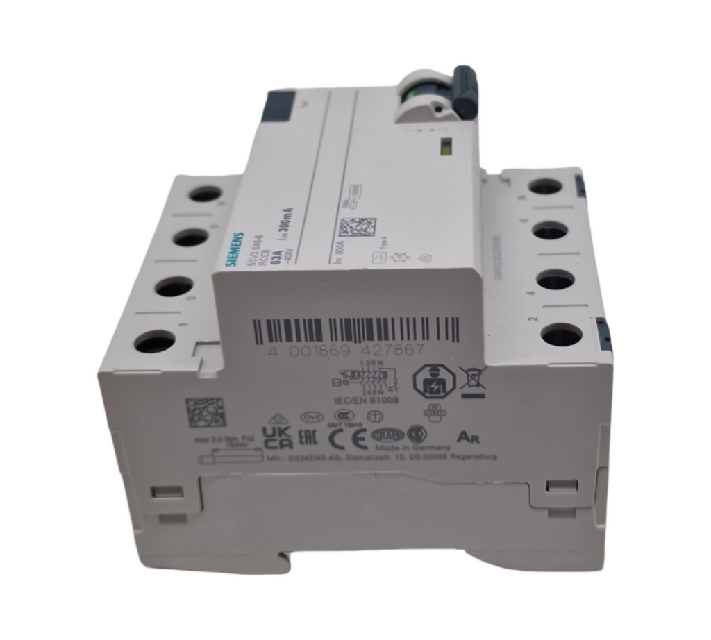 SIEMENS FI Schutzschalter 4-polig Typ A 63A 300mA