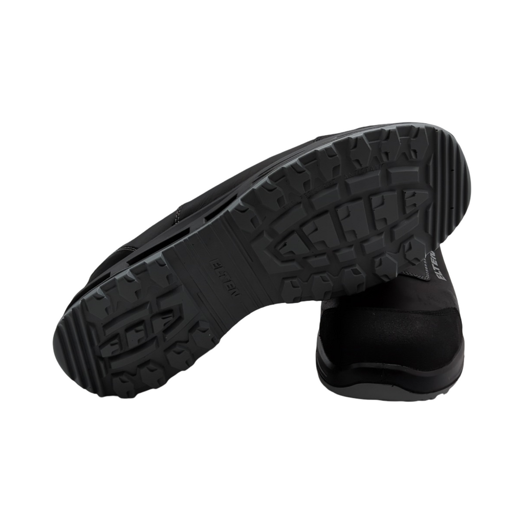 ELTEN Reaction XXT Sicherheitsschuhe Low S3S Damen Herren Leder Kunststoffkappe leicht robust Schwarz Grau Größe 48