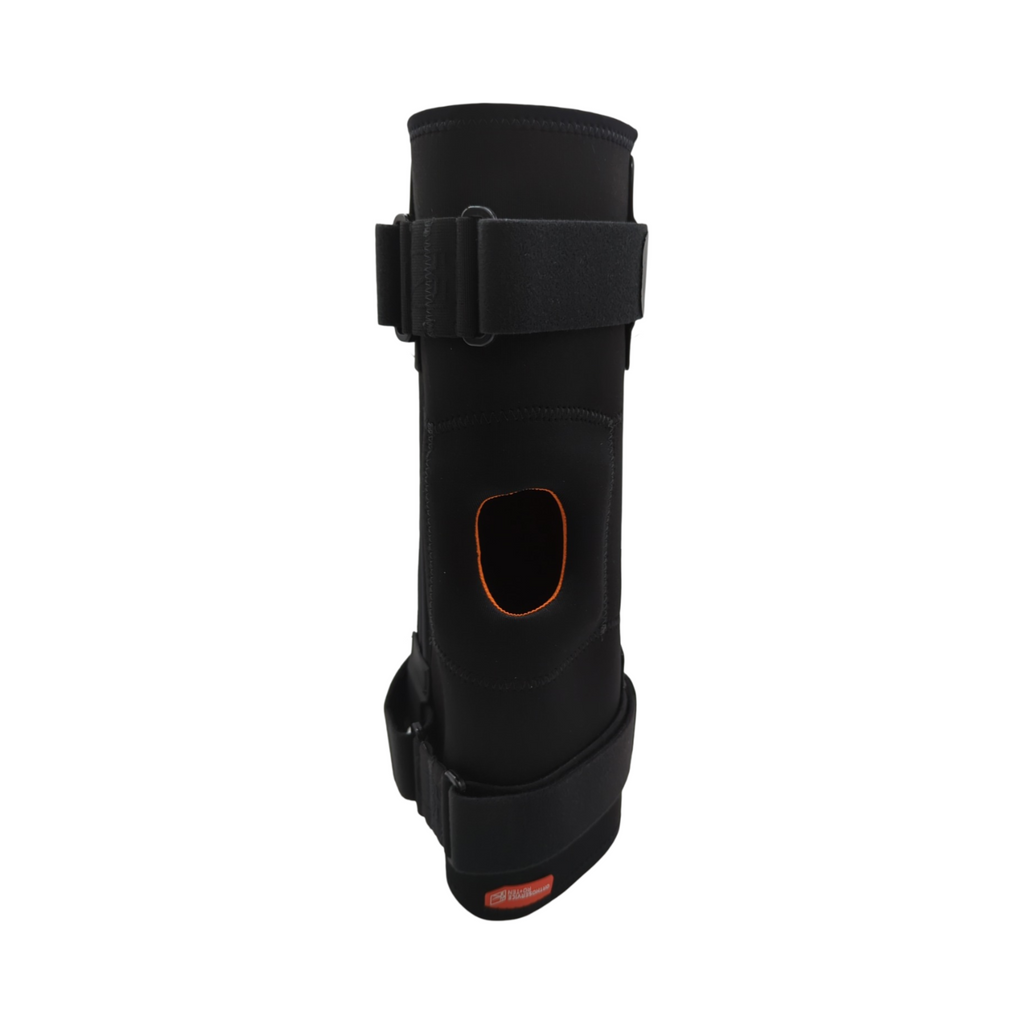 Genufit 08 Kniebandage AirX Stoff Spiralstreben Patellastabilisator Größe L