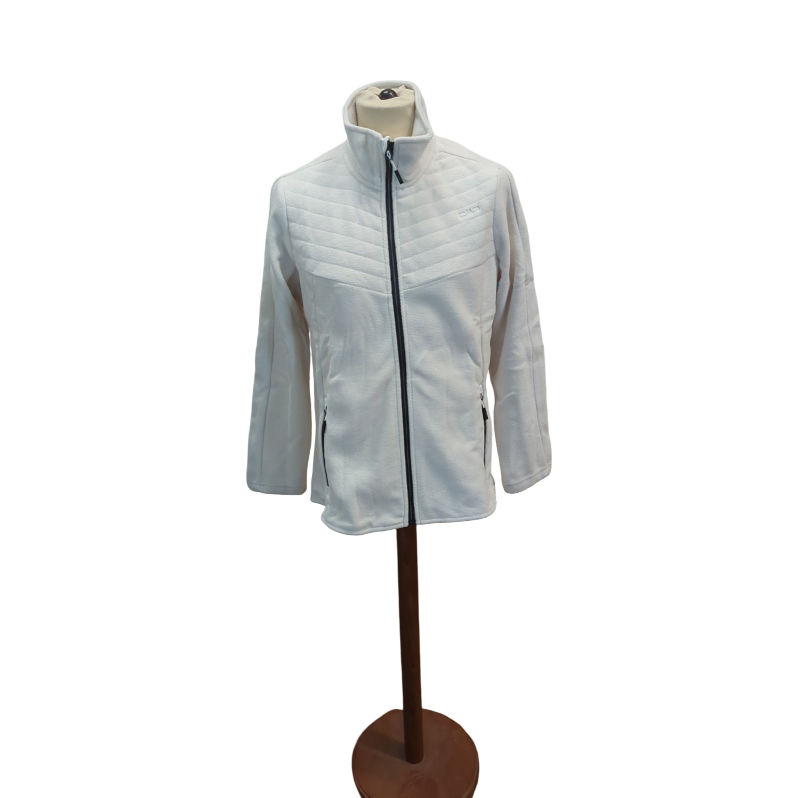 CMP Knit Tech Damen Fleecejacke B.Co Gesso Größe 52