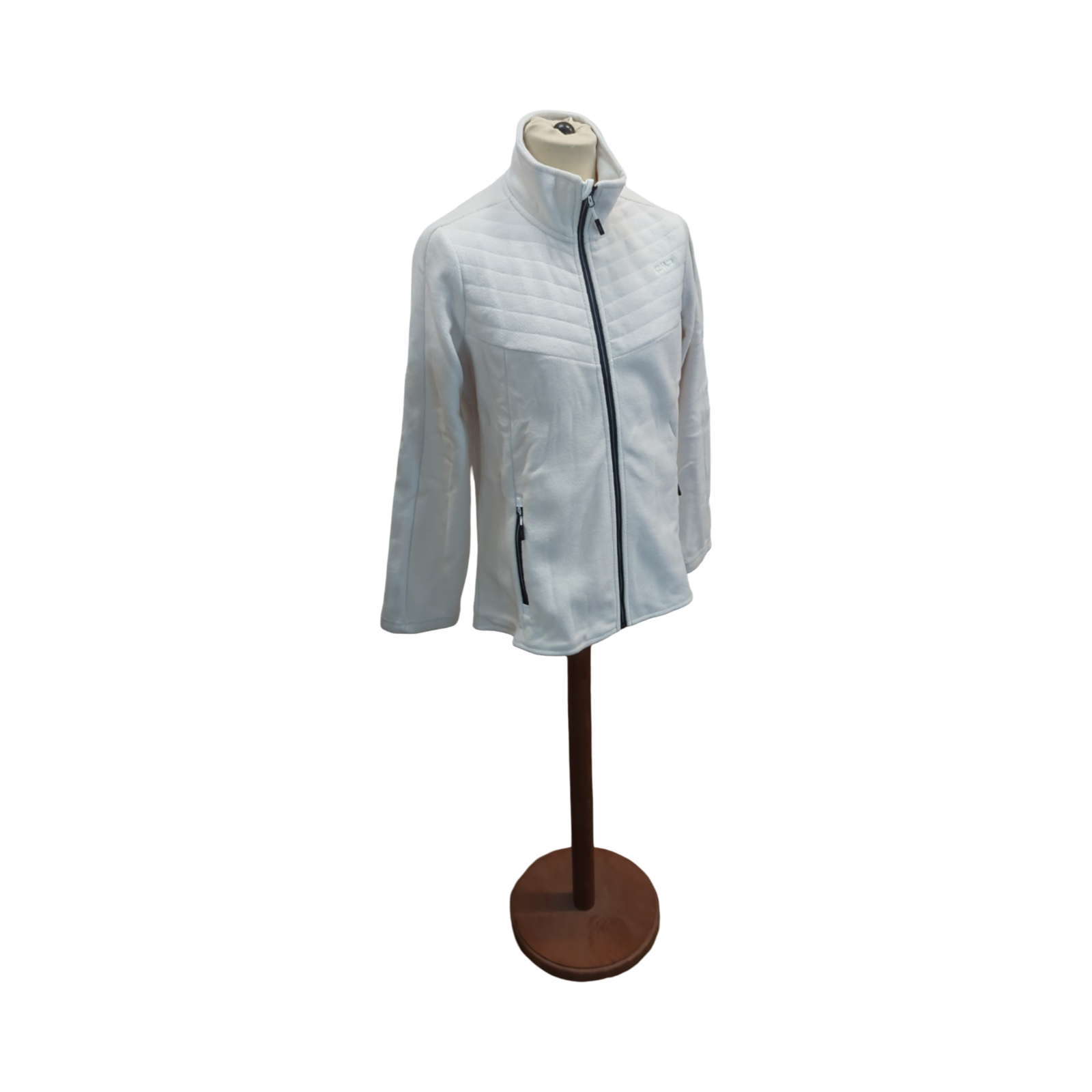 CMP Knit Tech Damen Fleecejacke B.Co Gesso Größe 52