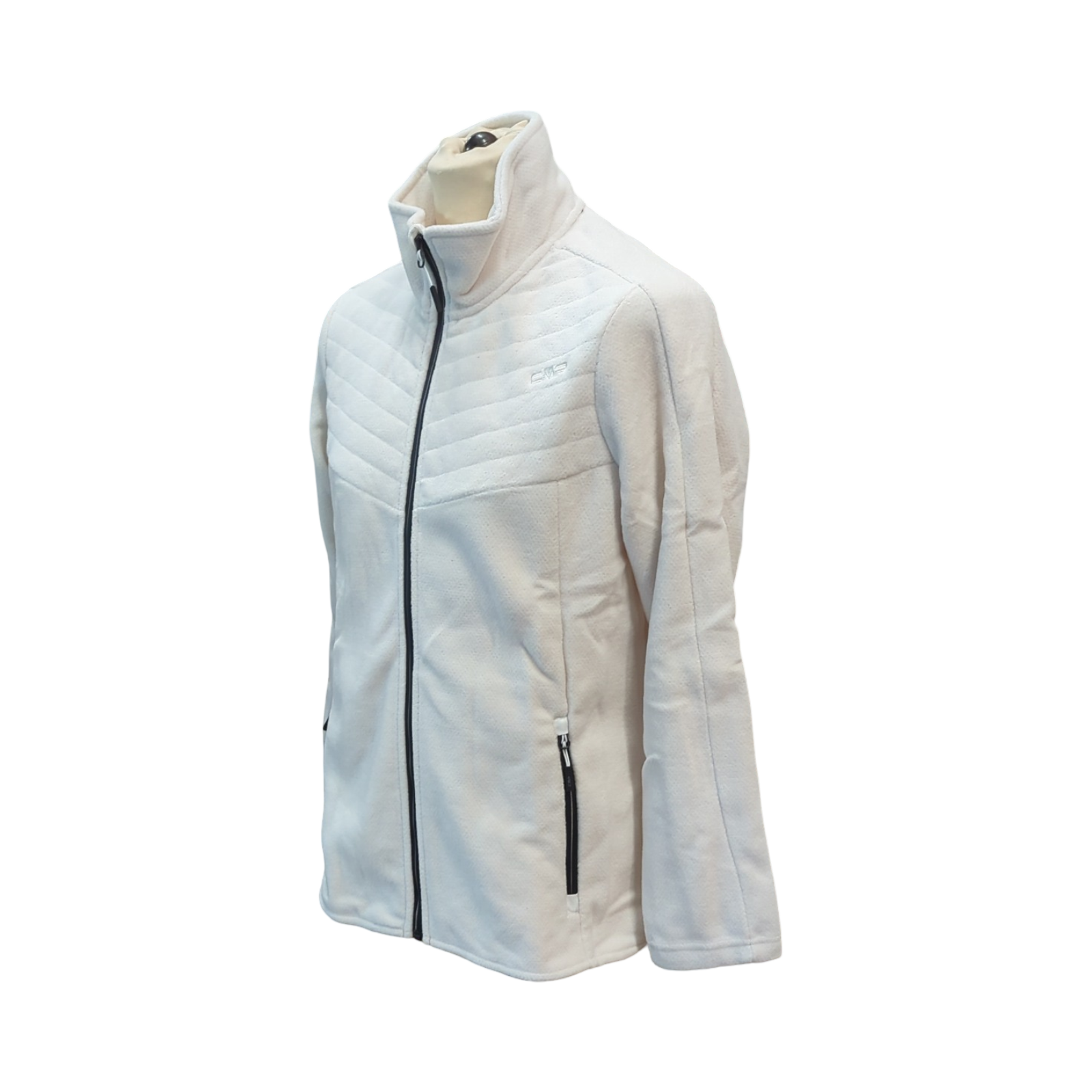 CMP Knit Tech Damen Fleecejacke B.Co Gesso Größe 52