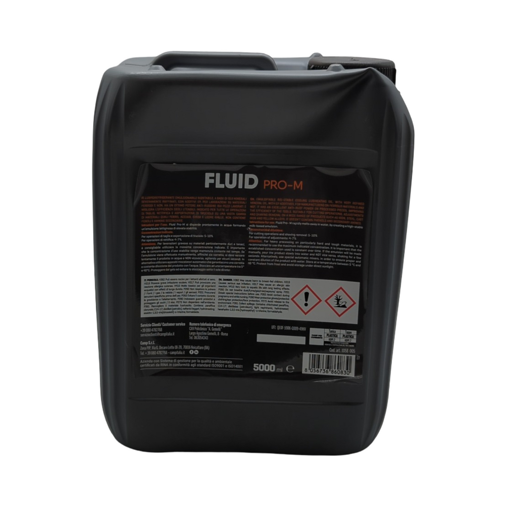 CAMP FLUID PRO-M Kühlschmierstofföl Emulgierbar mineralisch biostabil EP-Additive 5 Liter