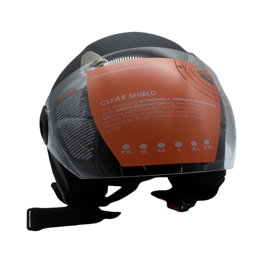 VEVOR Motocross-Helm 3/4 Gesicht ABS Bluetooth-Wechselglas ECE-geprüft Größe S