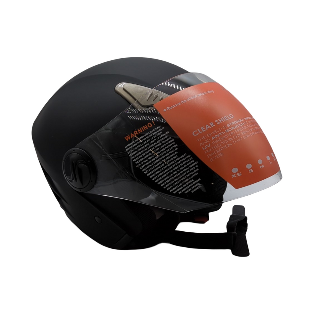 VEVOR Motocross-Helm 3/4 Gesicht ABS Bluetooth-Wechselglas ECE-geprüft Größe S