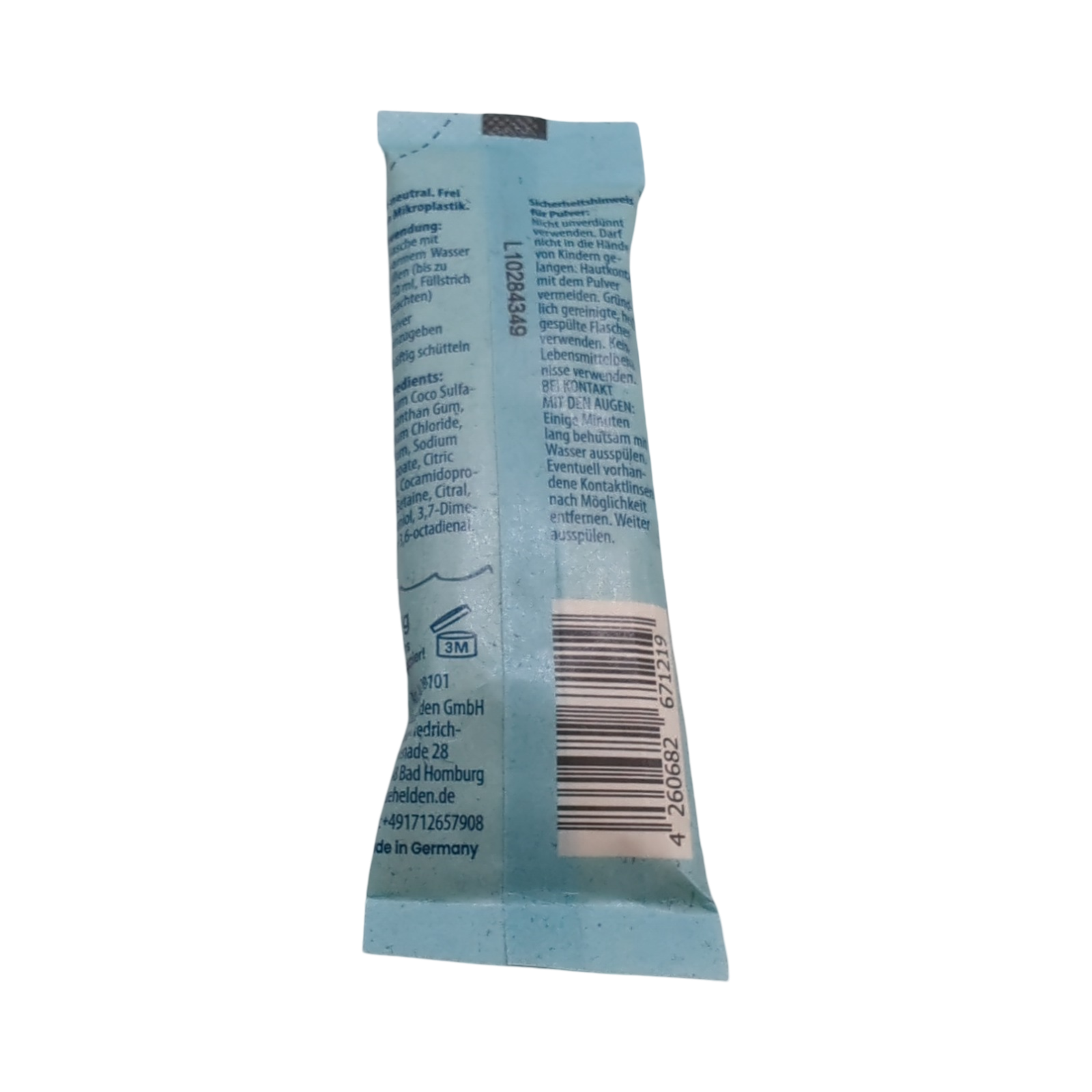 Blaue Helden Handseife Nachfüll-Pulver Mix Lemon Aloe Vera Granatapfel 6er Set