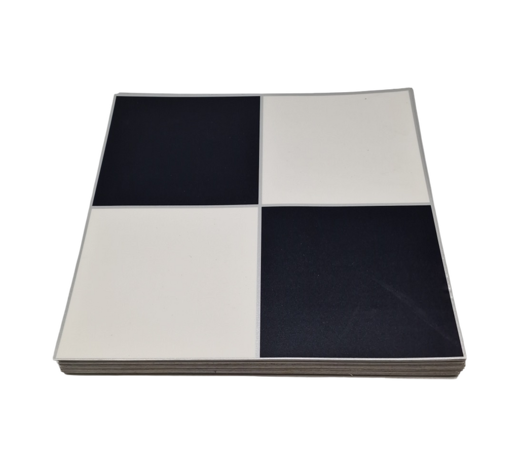 Homease PVC Bodenbelag Selbstklebende Fliesen Vinylboden Rutschfest Wasserdicht Schneidbar 30x30cm 50 Stück