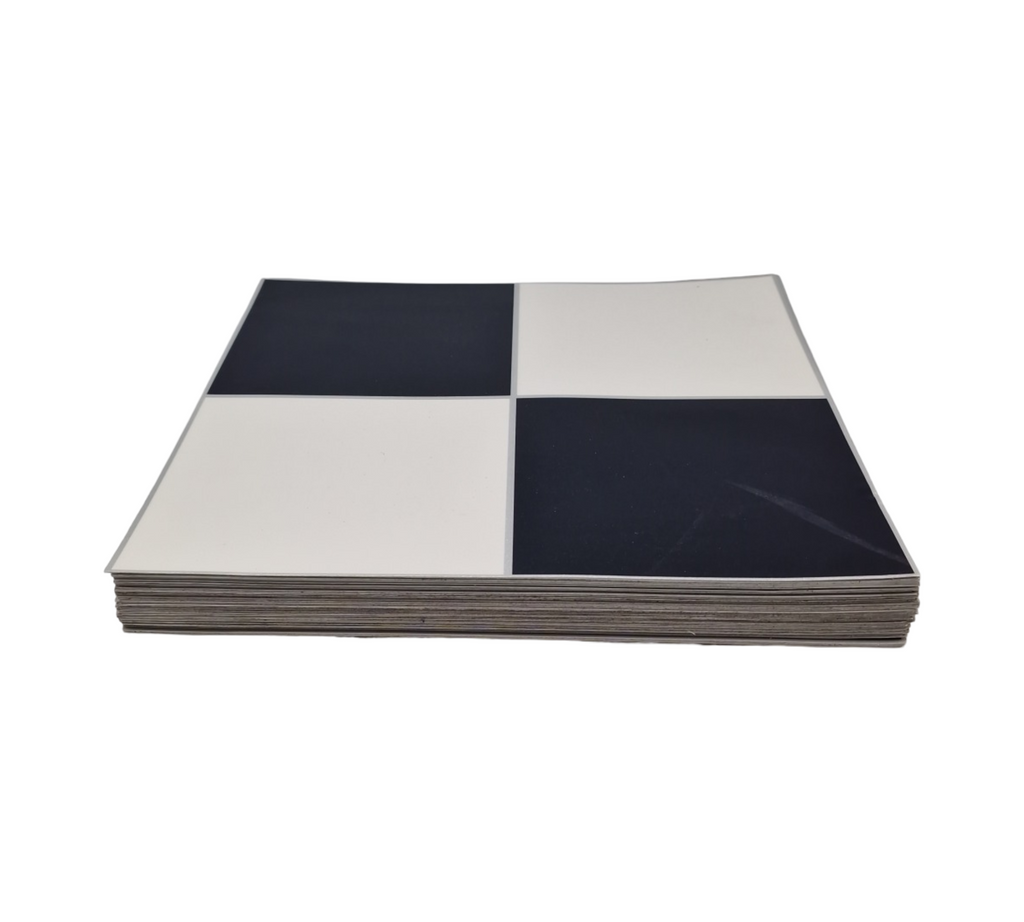 Homease PVC Bodenbelag Selbstklebende Fliesen Vinylboden Rutschfest Wasserdicht Schneidbar 30x30cm 50 Stück