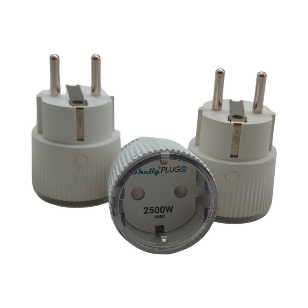 Shelly Gen3 Wi-Fi Steckdosen Set 3er Pack weiß matt