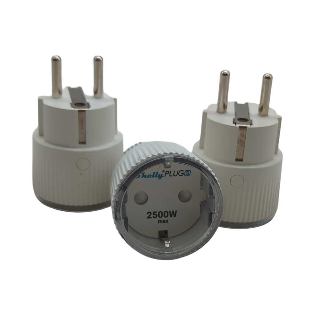 Shelly Gen3 Wi-Fi Steckdosen Set 3er Pack weiß matt