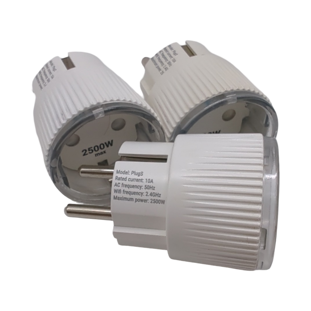 Shelly Gen3 Wi-Fi Steckdosen Set 3er Pack weiß matt