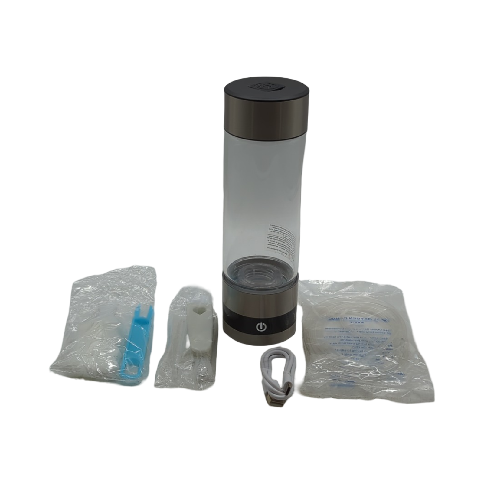 XSWCCJJ 2025Innovativa Wasserstoff Wasserflasche 6850 ppm Wasserstoffproduktion mit Nasenschlauch