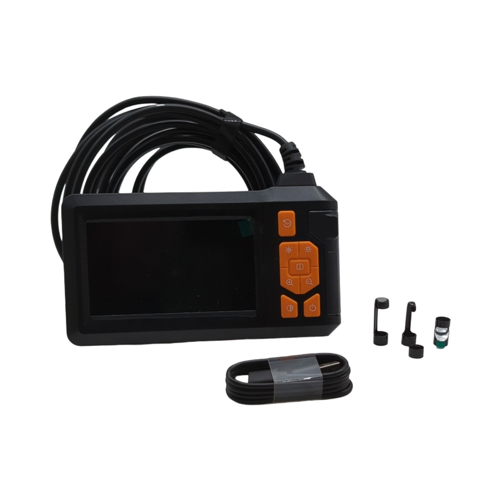 Romon Endoskop, industrielles HD-10800P-Endoskop, wasserdichte digitale Periskopsonde mit Kamera zur Rohrinspektion, 4,3"-LCD-Bildschirm